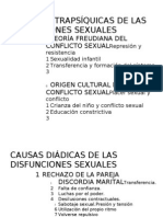 Causas Intrapsíquicas de Las Disfunciones Sexuales