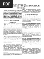 Metodología para BCP y DRP | PDF | Instituto Nacional de Estándares y ...