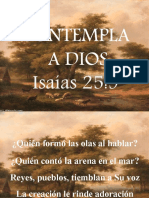 Contempla A Dios