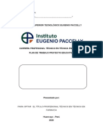 Esquema de Proyecto de Investigacion