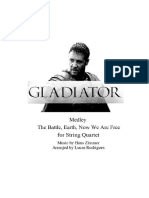 Gladiador Medley - Cello