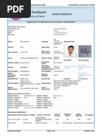 21MATH1026979: Application For Admission To M.A./M.Sc. Mathematics