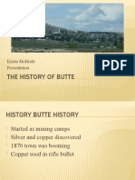 The History of Butte: Krista Mcbride Presentation