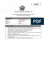 Soal Utama Fikih-Ushul Fikih Ma 2017-2018