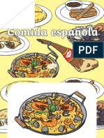 T T 6094 Spanish Food Powerpoint Ver 1