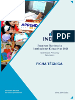 Ficha Técnica Encuesta Nacional A Instituciones Educativas 2021
