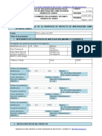 F-7-9-2. Formato de Presentación Propuesta Proyecto de Investigación Como Opción de Trabajo de Grado (1)