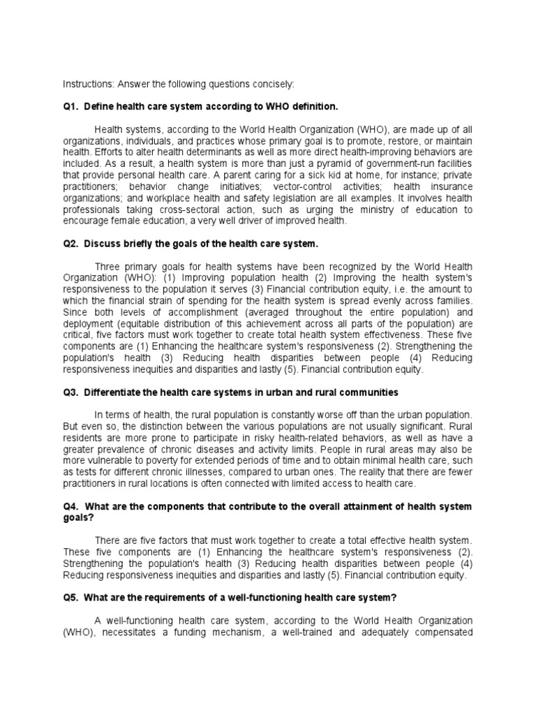 Health Care System PDF Health System Health Equity