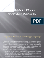 Mengenal Pasar Modal Indonesia