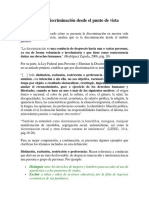 Unidad 2.1 Qué Es La Discriminación Desde El Punto de Vista Jurídico