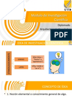 UNIDAD 1 - 3 IDEA Y TEMA DE INVESTIGACIÓN CIENTIFICA Umabfr