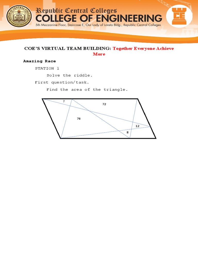 Coe'S Virtual Team Building:: Together Everyone Achieve More | PDF