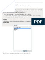 MS Access - Alternate Criteria - Tutorialspoint