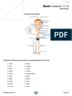 Book I Lessons 11-12: Worksheet