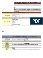 2021-2022 Student Assessment Testing Calendar: 2021 Assessments