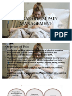 Intrapartum Pain Management