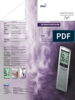 Handy Pulse Oximetry: Specifications