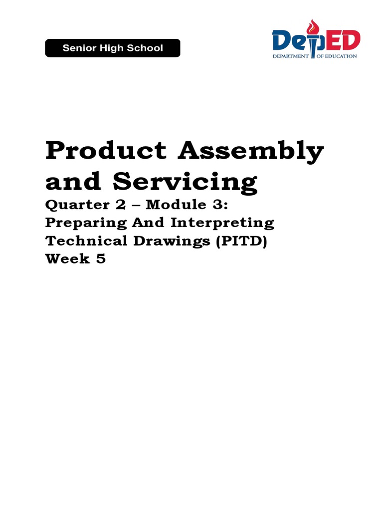 Product Assembly and Servicing: Quarter 2 - Module 3: Preparing and ...
