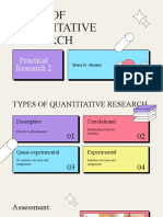 Types of Quantitative Research