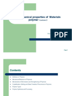 Mechanical Properties and Deformation of Polymer Materials