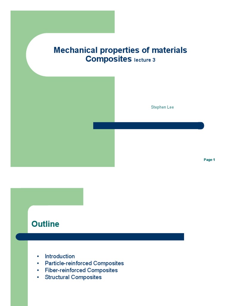 Advanced Composite Materials Overview | PDF | Composite Material ...