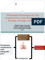 01.-Histología Histología de Vías Respiratorias Superiores Nariz, Faringe, Laringe y Tráquea