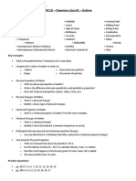 24a. Chemistry Quiz 1 - Outline