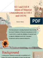 IAS 1 and IAS 8 Definition of Material (Amendments To IAS 1 and IAS 8)