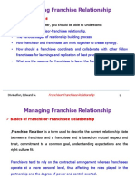 Managing Franchise Relationship