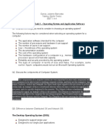 Workbook Assessment Task 2 - Operating System and Application Software