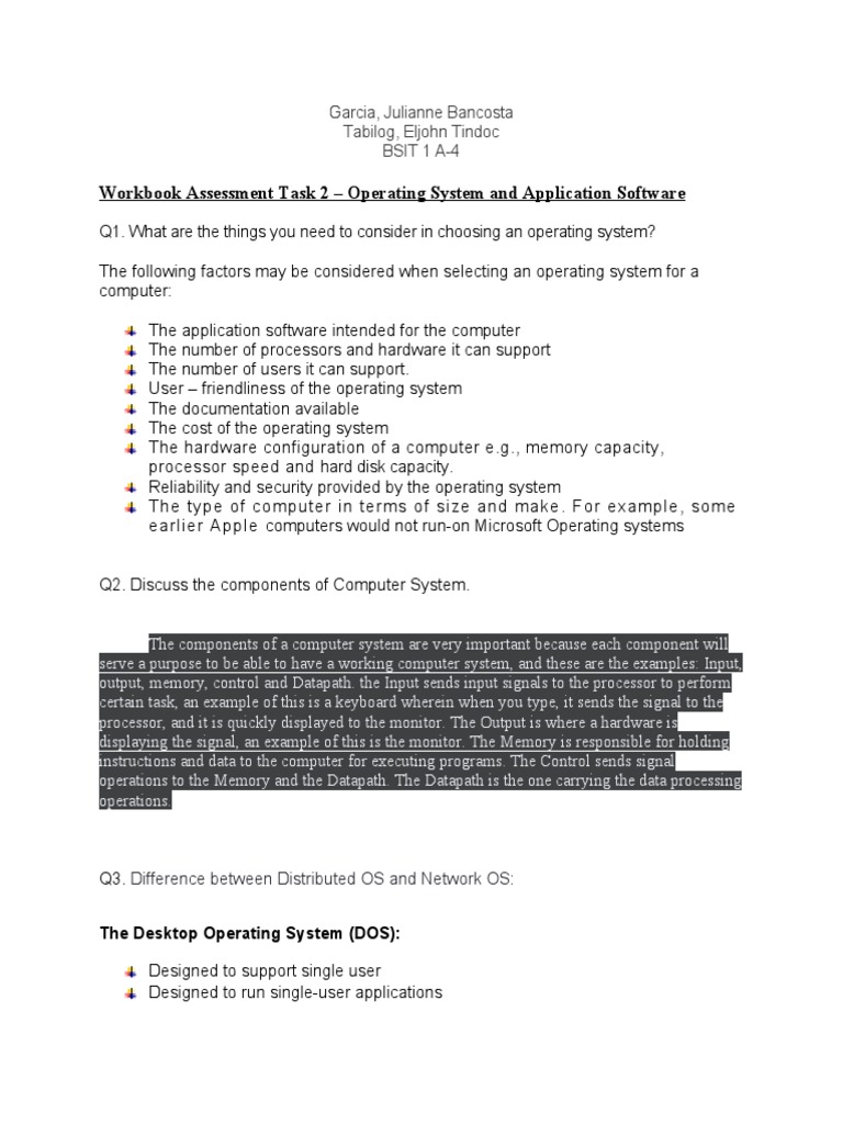 Factors to Consider When Choosing an Operating System and the ...