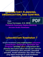 Laboratory Planning, Organization, and Control: Entuy Kurniawan, S.Si, MKM