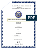 Actividad de Investigación Formativa #13