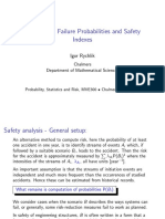 Lecture 10. Failure Probabilities and Safety Indexes: Igor Rychlik