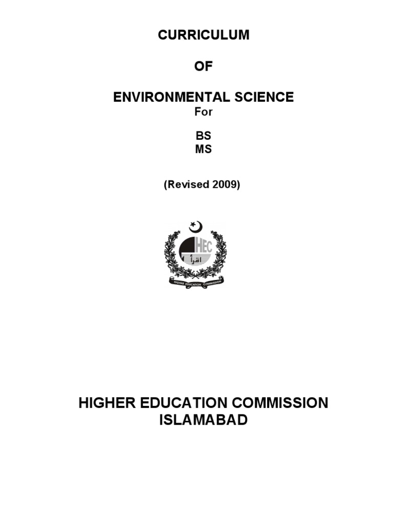 environmental science Bachelor's Degree Sustainability