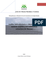 Analise Hidrodinamica e Distribuição Da Materia Organica No Estuario de Macuse, Moçambique