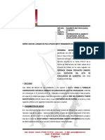 Contradiccion Al Acta de Conciliacion Extrajudicial