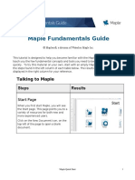 Maple Fundamentals Guide