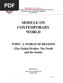 Contemporary World Module 6