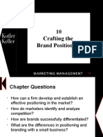10 Crafting The Brand Positioning
