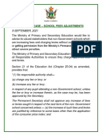 PRESS RELEASE - School Fees Adjustments - 7 September 2021-1