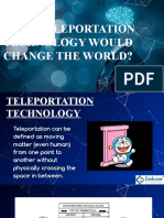 How Teleportation Technology Would Change The World?