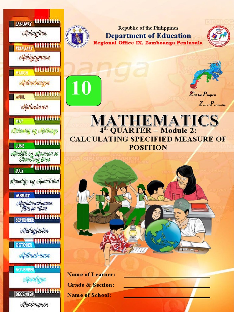 Department of Education: 4 QUARTER - Module 2 | PDF | Percentile | Quartile
