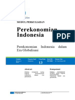 Modul Perekonomian Indonesia (TM13)