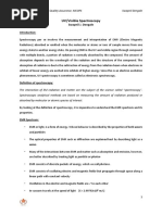 UV Spectroscopy-Notes