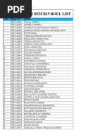 Kiet Ii Ece Ii Sem R19 Roll List: S.No Roll No Name