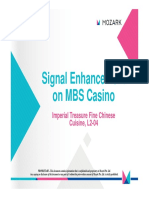 Signal Enhancement at MBS Casino Imperial Treasure Fine Chinese Cuisine - L2-04