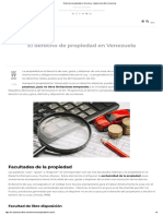 El Derecho de Propiedad en Venezuela - Nayma Consultores Venezuela