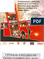 Plan Estratégico Sindical 2004-2007 CUT PERU