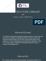 It Infrastructure Library: Done By: Vijay T (19BBTIT037)